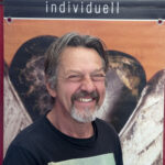 Harry Martin an seinem Stand
